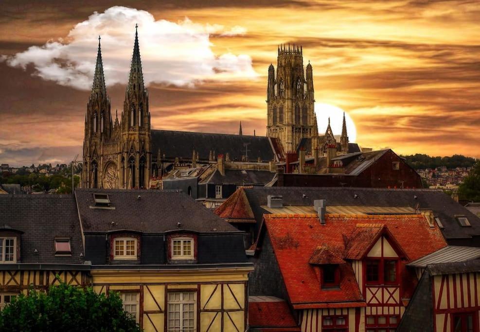Jean Paul 2 Au Coeur De Rouen , Gare "Menage & Linge Inclus" Leilighet Eksteriør bilde